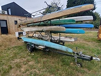 Aanhangwagen voor kajak - afbeelding 1 van  5