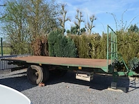 Aanhangwagen voor traktor 1-as 4 banden daf - afbeelding 6 van  11