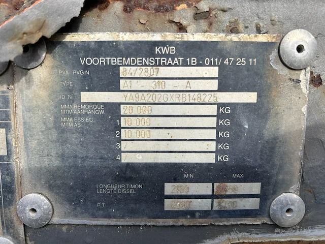 Aanhangwagen voor vrachtwagen / tractor - afbeelding 8 van  10