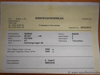 Aanhangwagen/podiumwagen noyens a2/6000b, 1e inschr 18/4/07, chassis 801679, kenteken, gelijkvormigheidsattest, keurin tot 06/2/25, uitgerust als poduim - afbeelding 4 van  12