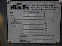 Aanhangwagen/podiumwagen noyens a2/6000b, 1e inschr 18/4/07, chassis 801679, kenteken, gelijkvormigheidsattest, keurin tot 06/2/25, uitgerust als poduim - afbeelding 8 van  12