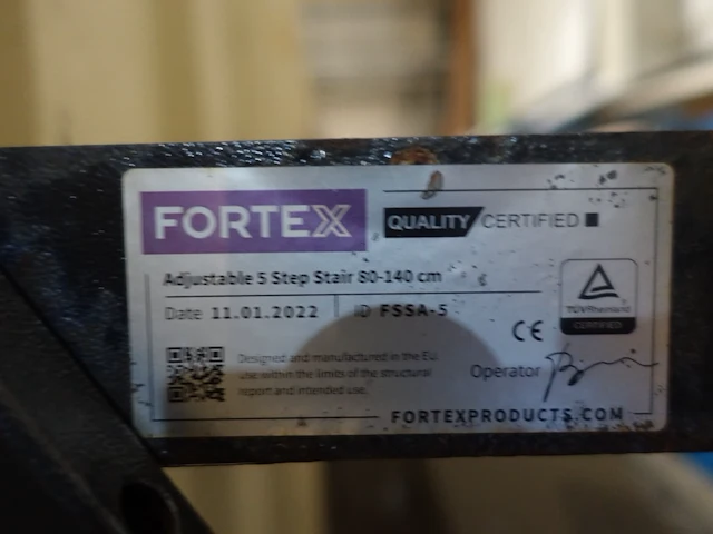 Aanpasbare trap fortex - afbeelding 2 van  2