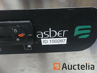 Aanrecht horizontale roestvrij staalkoelkast 4 lade asber etp-7-135-04 se