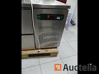 Aanrecht horizontale roestvrij staalkoelkast 4 lade asber etp-7-135-04 se - afbeelding 5 van  11
