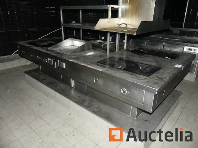 Aanrechtblad keukencentrum, plancha, elektrische kookplaat, friteuse - afbeelding 1 van  11