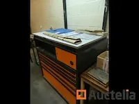 Aanrechtblad met opbergruimte 6 lades bacher control 5000 - afbeelding 7 van  8