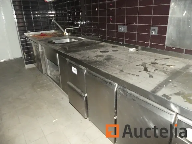 Aanrechtblad voor horeca, koelkasten wastafel ... rubbens - afbeelding 2 van  8