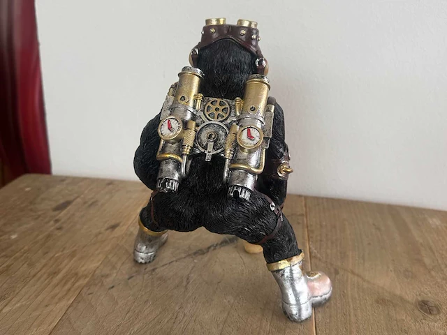 Aap / monkey ruimtepiloot h21cm - afbeelding 3 van  4