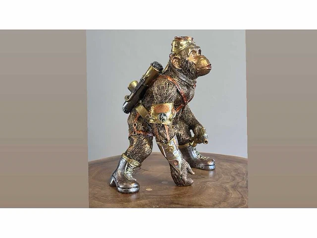 Aap / monkey ruimtepiloot h21cm - afbeelding 2 van  3