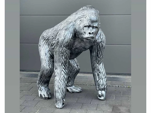 Aap / monkey silver h130cm - afbeelding 1 van  1