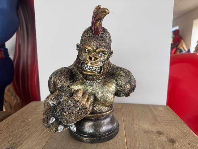 Aap/monkey buste boks h29cm original - afbeelding 1 van  2