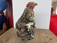 Aap/monkey buste boks h29cm original - afbeelding 2 van  2