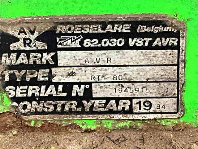 Aardappelrooier avr rtt80 - afbeelding 8 van  16