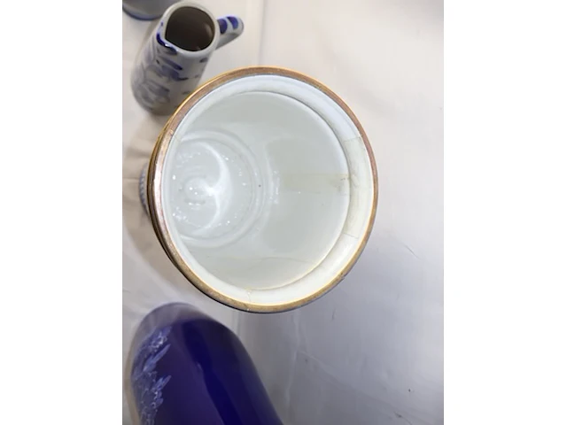Aardewerk blauw (x5) - afbeelding 4 van  6