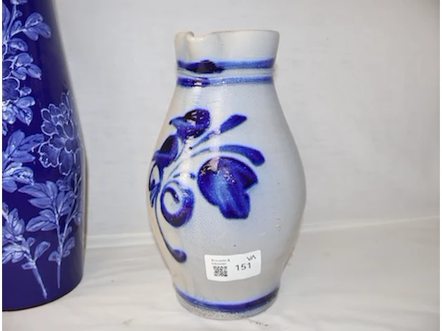 Aardewerk blauw (x5) - afbeelding 5 van  6