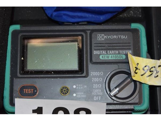 Aardingsweerstandmeter kyoritsu, kew 4105dl - afbeelding 2 van  2