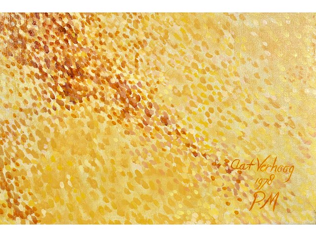 Aat verhoog - tegenlicht - olie op doek - 100x100 cm - 1978 - afbeelding 6 van  12