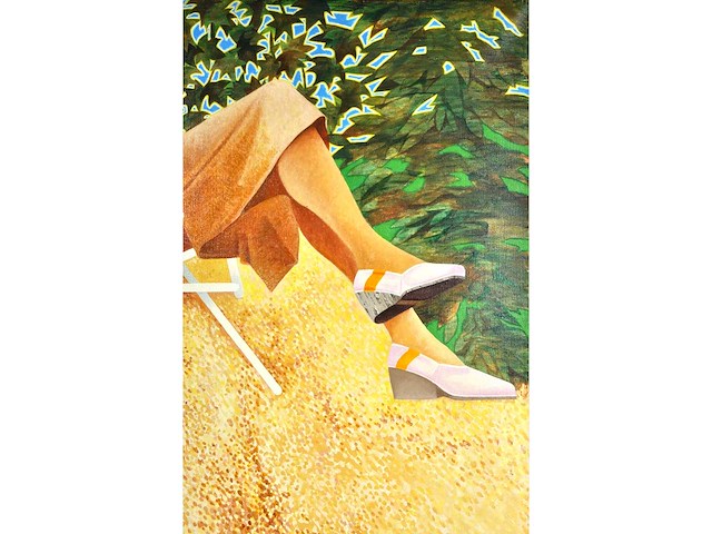 Aat verhoog - tegenlicht - olie op doek - 100x100 cm - 1978 - afbeelding 8 van  12