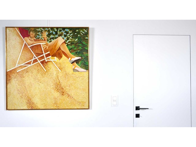 Aat verhoog - tegenlicht - olie op doek - 100x100 cm - 1978 - afbeelding 12 van  12