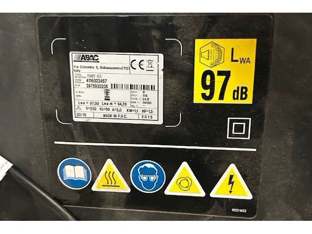 Abac compressor - afbeelding 4 van  5