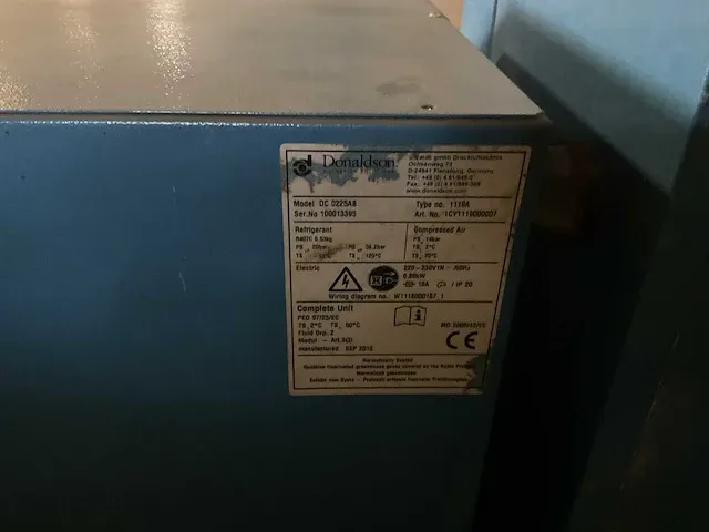 Abac formula 22 schroefcompressor 2008, inclusief filter en compressievat - afbeelding 4 van  15