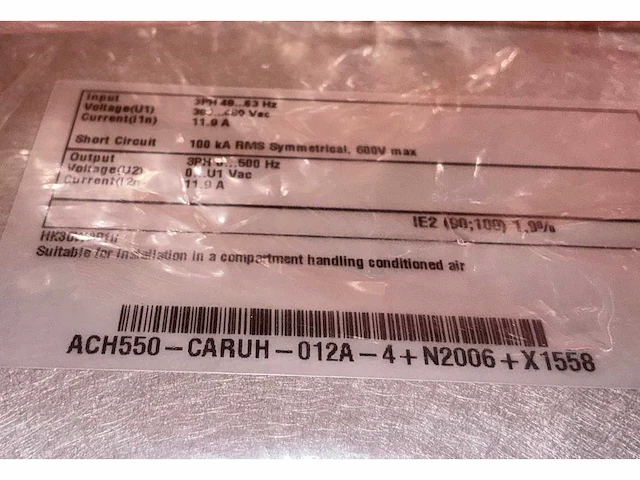 Abb ach550-caruh-012a-4+n2006+x1558 frequentieregelaar - afbeelding 5 van  7