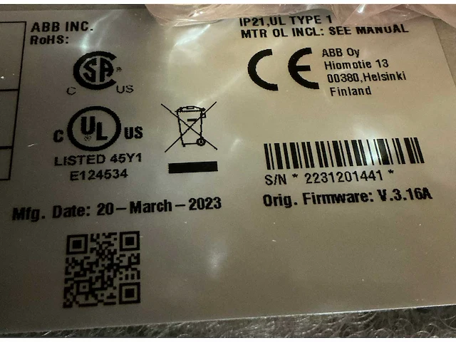 Abb ach550-caruh-012a-4+n2006+x1558 frequentieregelaar - afbeelding 9 van  9