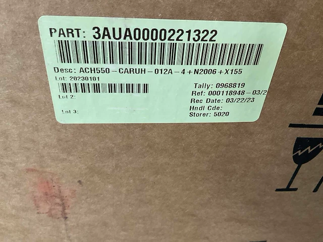 Abb ach550 frequentieregelaar - afbeelding 2 van  8
