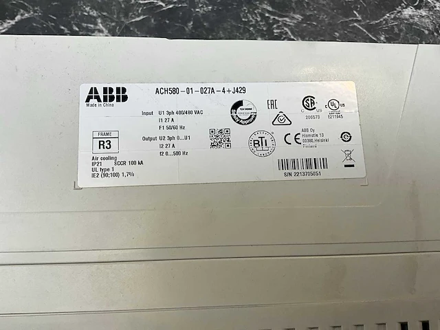 Abb ach580-01-027a-4+j429 frequentieregelaar - afbeelding 6 van  7