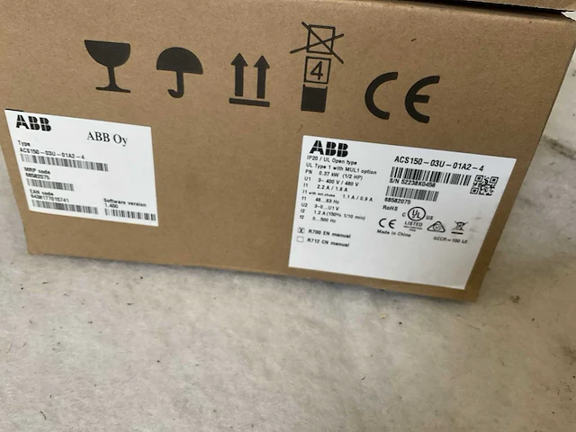 Abb acs150-03u-01a2-4 frequentieregelaar (2x) - afbeelding 3 van  9