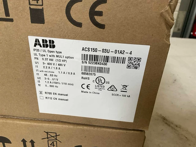 Abb acs150-03u-01a2-4 frequentieregelaar (2x) - afbeelding 9 van  9