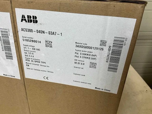 Abb acs380-040n-03a7-1 frequentieregelaar (3x) - afbeelding 7 van  9