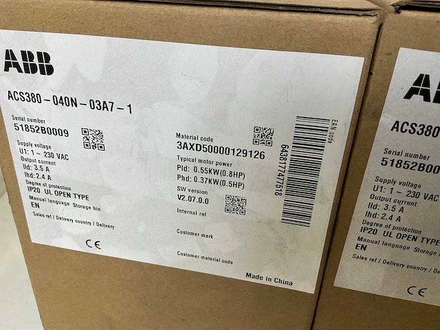 Abb acs380-040n-03a7-1 frequentieregelaar (3x) - afbeelding 9 van  9