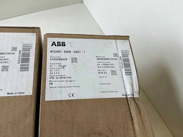 Abb acs380-040n-03a7-1 frequentieregelaar (3x) - afbeelding 9 van  9