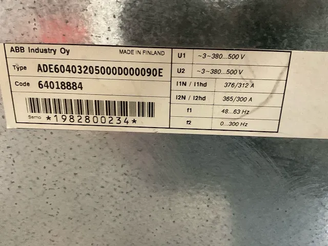 Abb acs600 frequentieregelaar - afbeelding 5 van  5