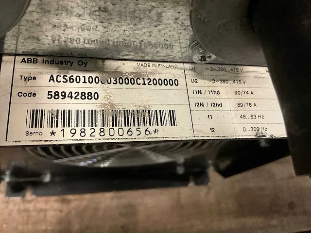 Abb acs600 frequentieregelaar - afbeelding 5 van  5