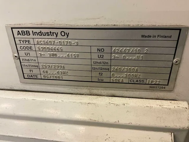 Abb acs607-0170-3 frequentieregelaar - afbeelding 7 van  10