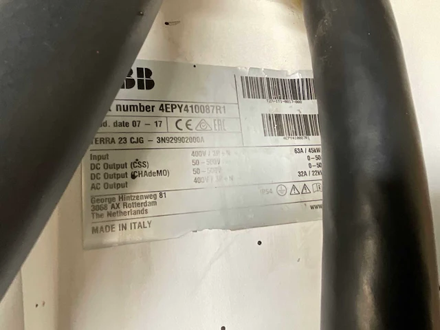 Abb ev charging terra multi standerd laadpaal 1x - afbeelding 25 van  26