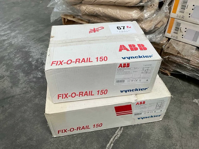 Abb fix-o-rail 150 zekeringkast (2x) - afbeelding 1 van  3