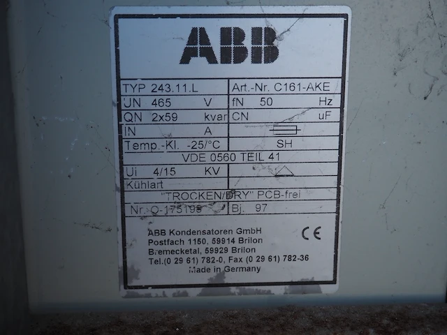 Abb kondensatoren gmbh - afbeelding 5 van  7