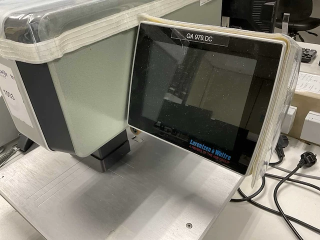 Abb / lorentzen & wettre 11684116 micrometer papier testapparaat - afbeelding 3 van  8