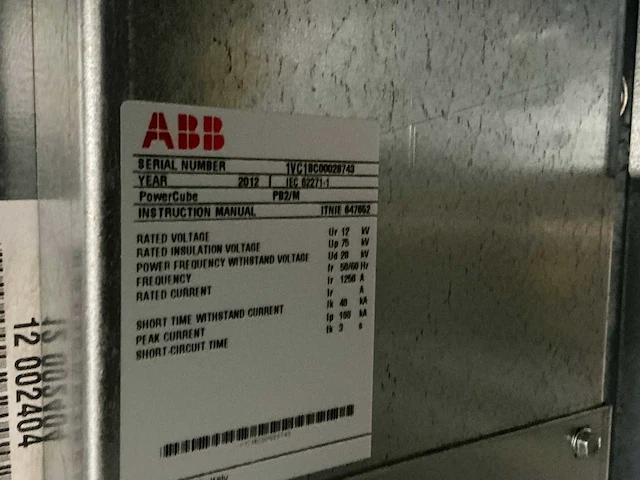 Abb powercube pb indoor cassette - afbeelding 12 van  13