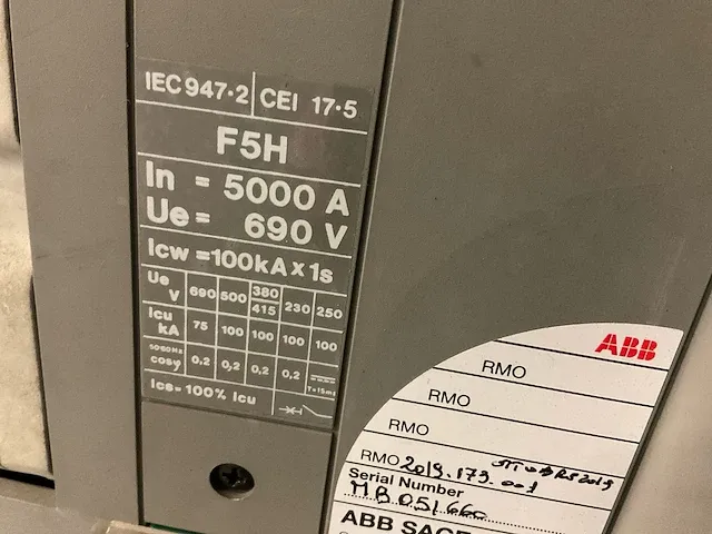 Abb sace f5 vermogenschakelaar - afbeelding 4 van  5
