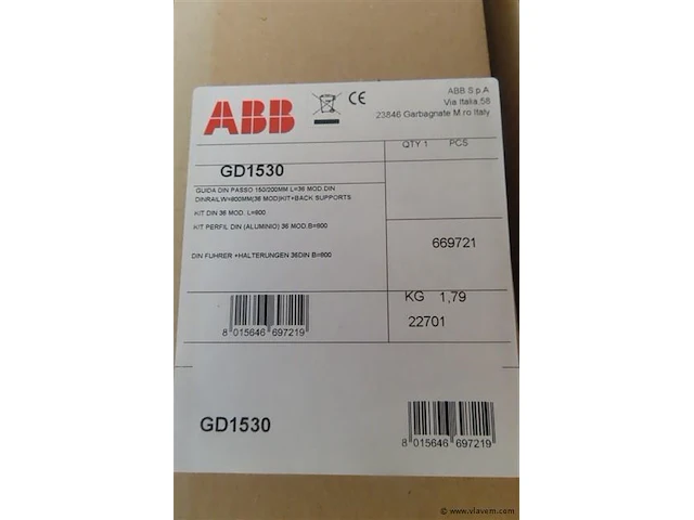 Abb type gd1530, 3 stuks - afbeelding 2 van  3