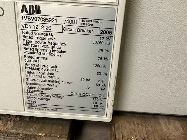 Abb vd4 1vbv07035921 vacuüm stroomonderbreker - afbeelding 5 van  5