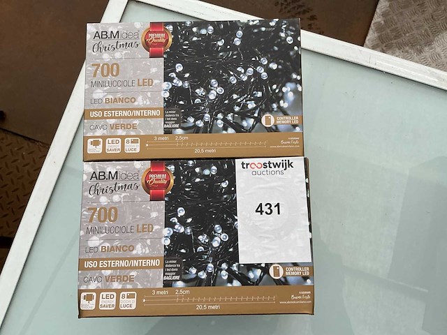 Ab.m idea. indoor/outdoor,kerst ledverlichting. (2x) - afbeelding 1 van  1