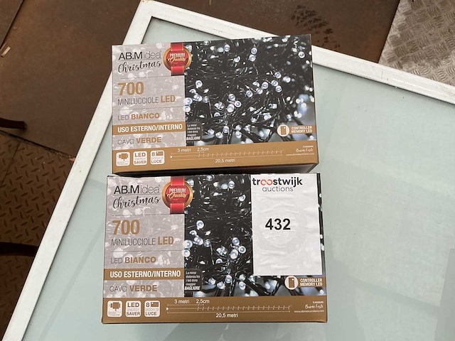 Ab.m idea. indoor/outdoor,kerst ledverlichting. (2x) - afbeelding 1 van  1