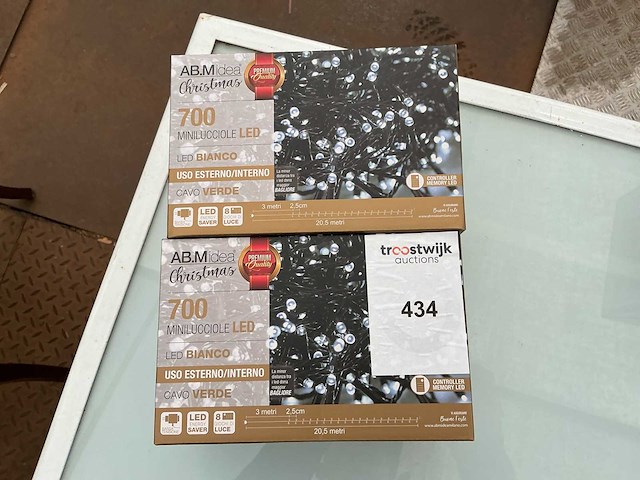 Ab.m idea. indoor/outdoor,kerst ledverlichting. (2x) - afbeelding 1 van  1