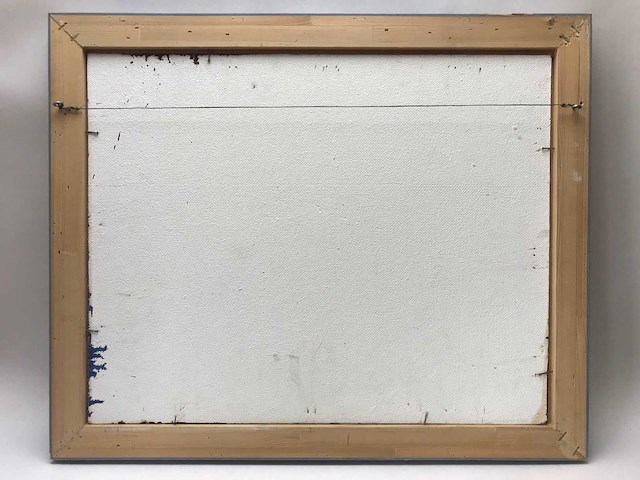 Abstract schilderij op doek. belgische school. gesigneerd. - afbeelding 3 van  18