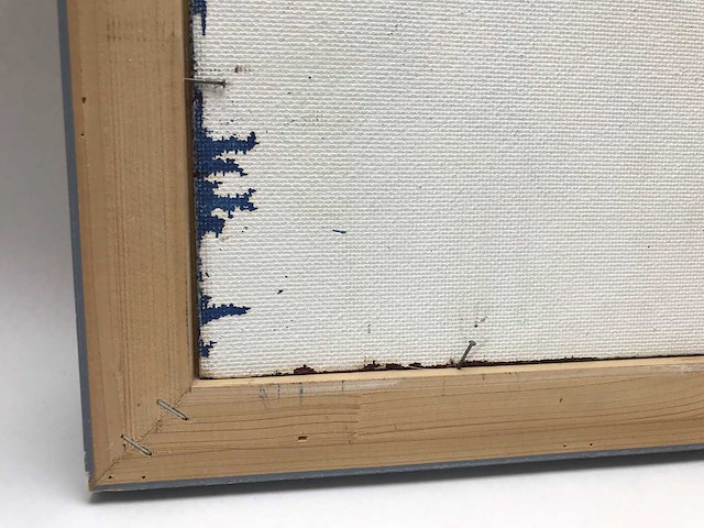 Abstract schilderij op doek. belgische school. gesigneerd. - afbeelding 5 van  18